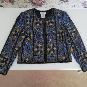 Beaded Jacket and Bustier size M